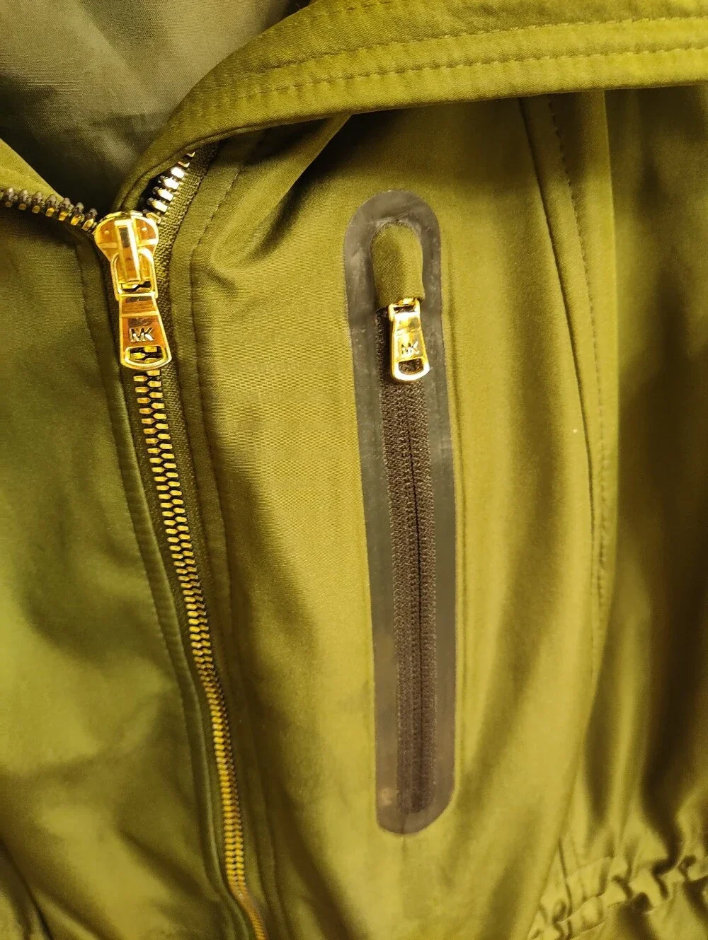 Michael Kors Olive Green Women's Hooded Anorak Jacket